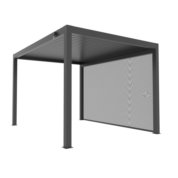 Tenda na spuštanje za zaštitu od sunca 4m siva Tenda na spuštanje za zaštitu od sunca 4m siva