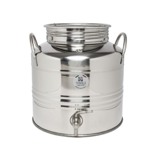 Spremnik za ulje inox 15L Tre.I srl Spremnik za ulje inox 15L Tre.I srl