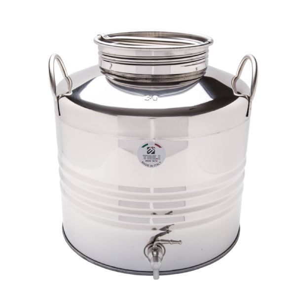 Spremnik za ulje inox 30L Tre.I srl