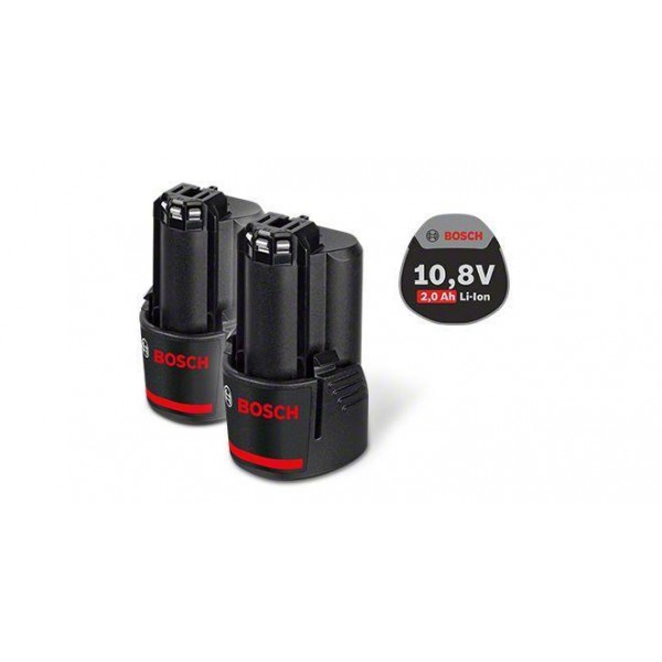 Set akumulatora Bosch 2x2,0 Ah 10,8 V-Li Set akumulatora Bosch 2x2,0 Ah 10,8 V-Li