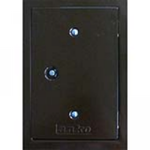 VRATAŠCA ZA DIMNJAK 120x180mm RAVNA smeđa