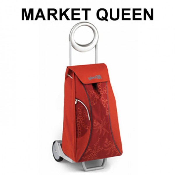 Kolica za tržnicu Market Queen crvena Kolica za tržnicu Market Queen crvena
