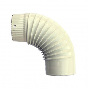 DIMOVODNO KOLJENO 90° 120mm emajlirano bijelo