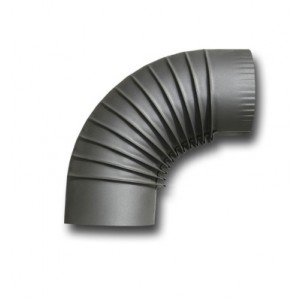 Dimovodno koljeno 120mm crno