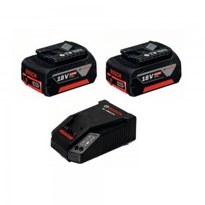 Početni set akumulatora 2xGBA 18 V 4,0 Ah + punjač AL 1860 