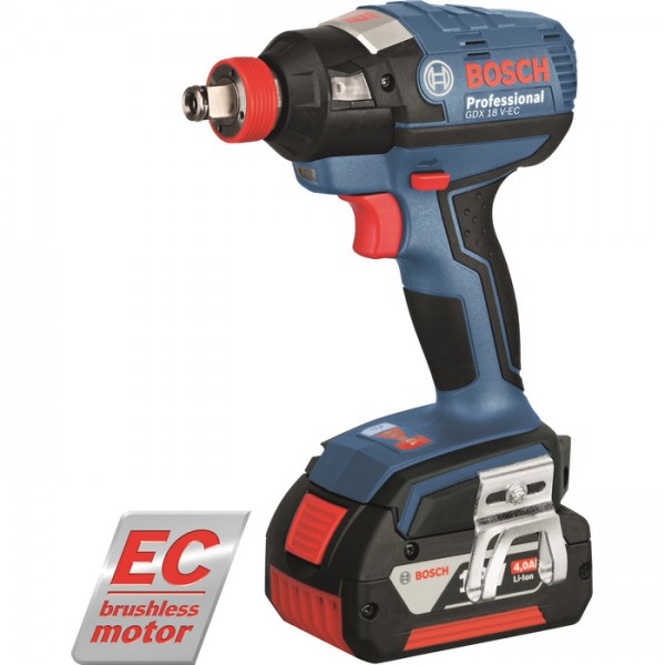 Akumulatorska udarna bušilica - stezač GDX 18 V-EC Bosch 