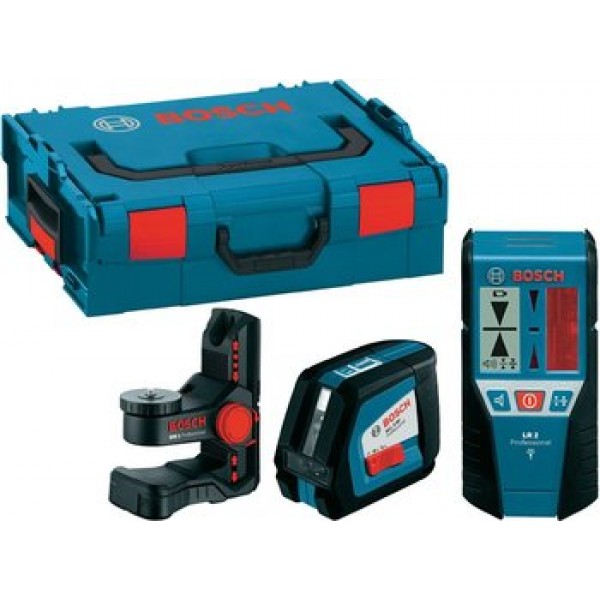Laserski nivelir BOSCH GLL 2-50 + LR 2 + BM 1