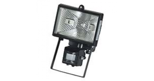 REFLEKTOR HALOGENI S DETEKT.POKRETA 230V 150W crni