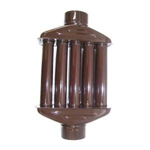 Dimovodni radijator 120mm emajl smeđi